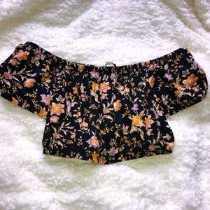 Floral Off The Shoulder Top